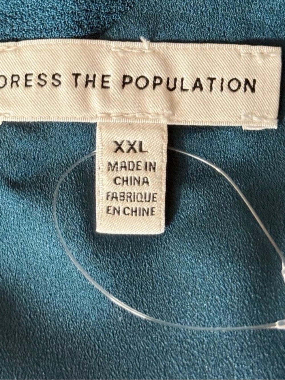 Dress the Population Livia fit & flare dress blue size XXL - Picture 6 of 6